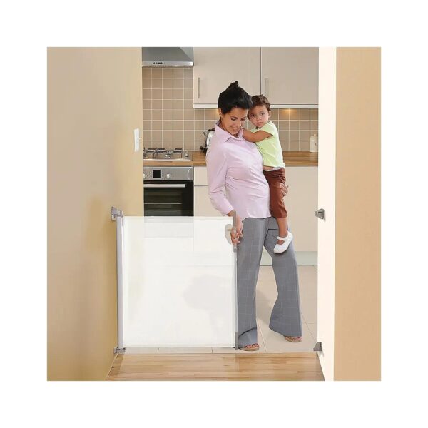 Two-Set Hardware Installation Retractable Baby Gate For Easy Relocation