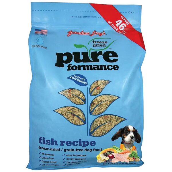 USDA Pollock Grain-Free Dog Food with Freeze-Dried Texture