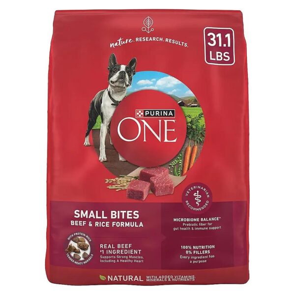 US-Made Small Breed Dog Food with Natural Ingredients and Added Vitamins and Minerals