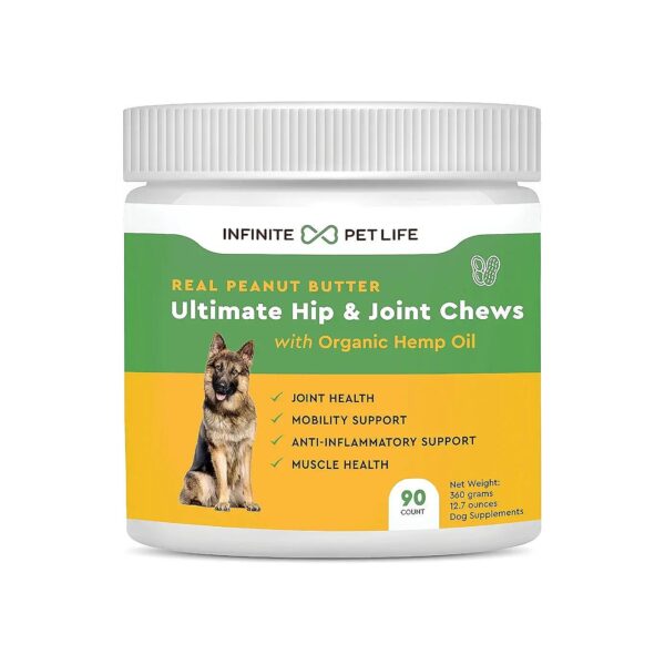 Ultimate Dog Hip and Joint Supplement for Pain Relief and Cartilage Support