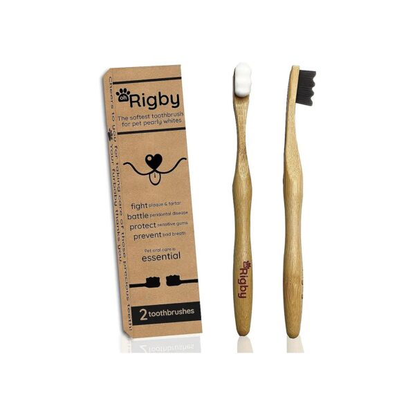 Ultra Soft Bristle Toothbrush for Dog Teeth and Gums, Gentle and Comfortable Cleaning