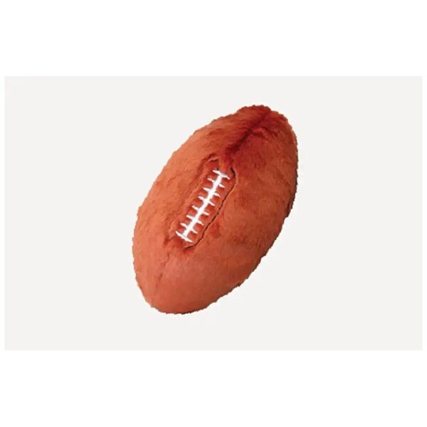 Ultra-Plush Football Dog Toy with Durable Liner for Interactive Play