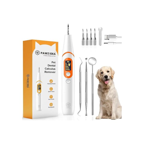 Ultrasound Dog Toothbrush for Fast and Effective Teeth Cleaning, Safe for Gums