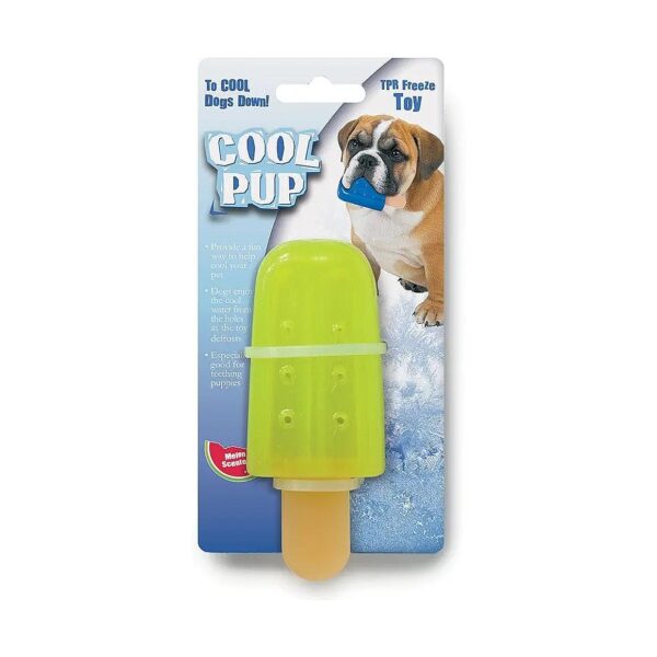 Unique Green Popsicle Toy for Puppies and Dogs Year-Round Fun