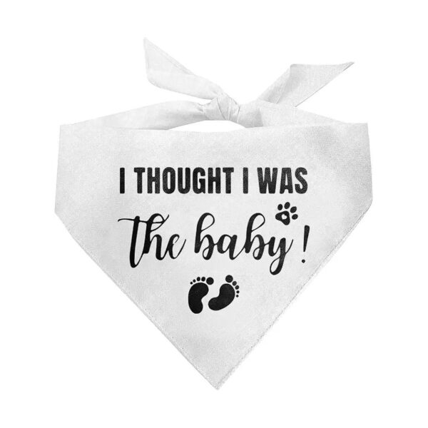 Unique Pregnancy Announcement Dog Bandana for Expectant Dog Moms and Dads