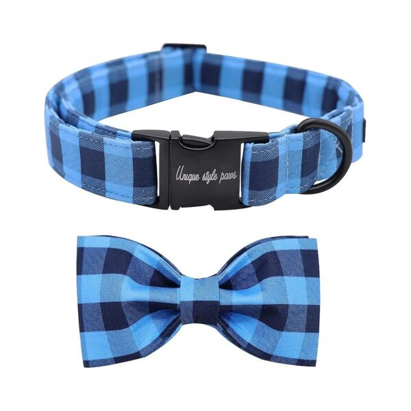 Unique Style Paws Pet Soft Comfy Bowtie Dog Collar for Dogs and Cats