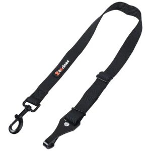 Unisex Dog Car Seat Belt Tether with Universal Design and Heavy-Duty Construction