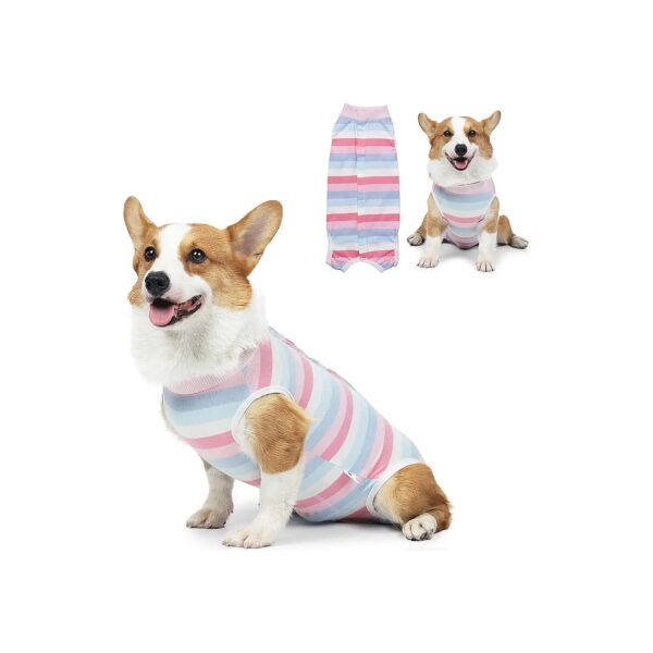 Unisex Dog Recovery Suit for Male Female Pets After Surgery