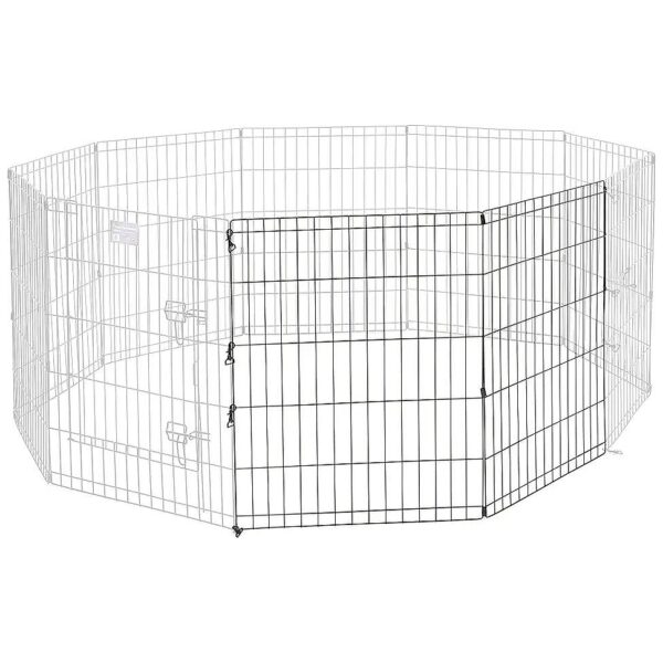 Universal Pet Playpen Extension Kit Fits Most 30-Inch Dog Pens Instantly