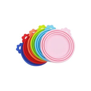 Universal Size Silicone Food Safe Can Lids for Standard Dog and Cat Cans