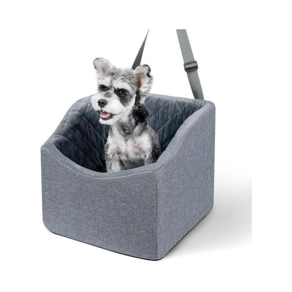 Upgraded Dog Booster Seat with Safety Design for Comfortable Car Rides