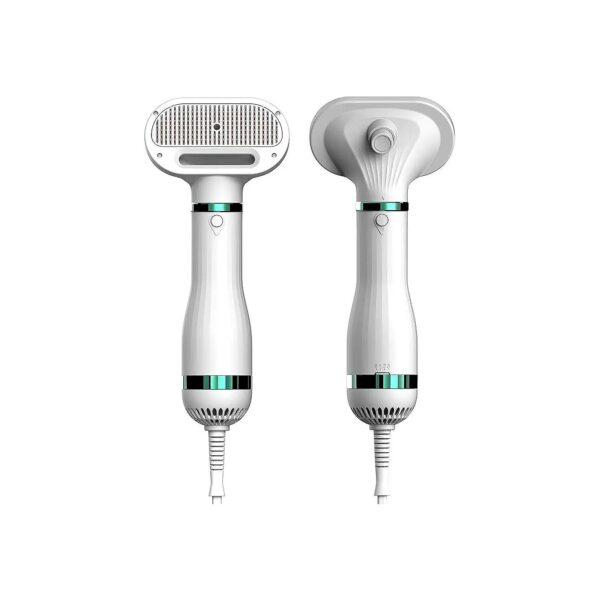 Upgraded Hair Dryer with Slicker Brush for Pet Grooming and Hair Removal