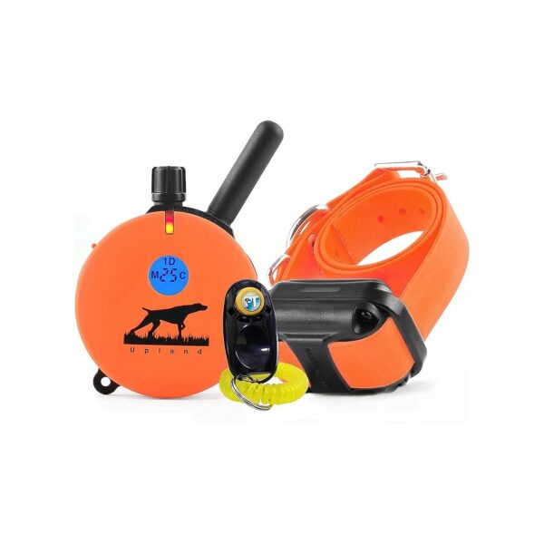 Upland Hunting and Large Field Training Bundle with Waterproof E-Collar and Clicker