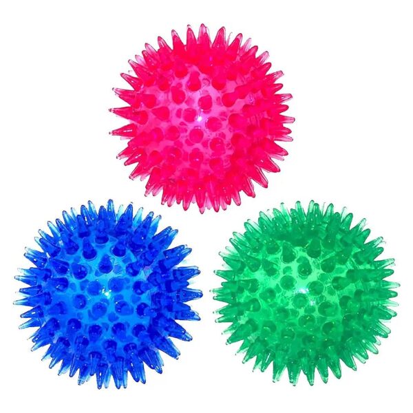 Vanilla Scented TPR Rubber Gorilla Ball Dog Toy 3 Pack for Fetch Play