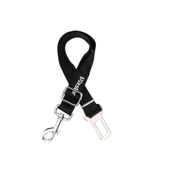 Vehicle Seatbelt Leash for Small Dogs and Cats - Adjustable Nylon Design