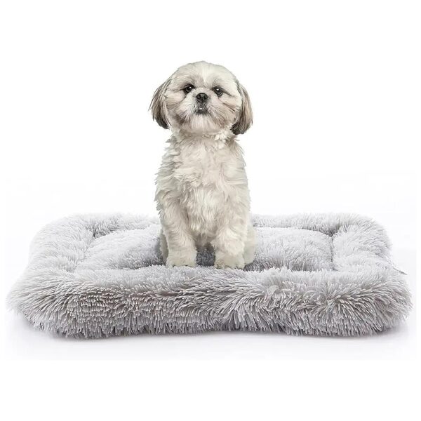 Velvety Comfortable Machine Washable Dog Crate Pad for Small Dogs