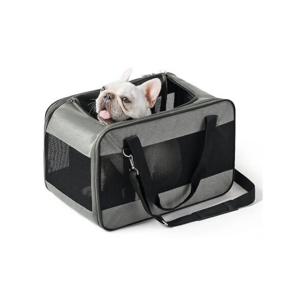 Versatile Soft-Sided Carrier for Small Dogs and Cats Airline Approved for Easy Travel