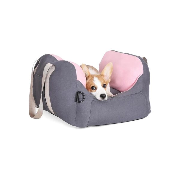 Versatile and Convenient Dog Car Seat with Handle and Storage Pockets for Everyday Use