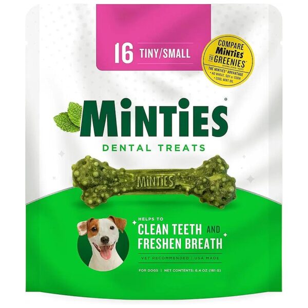 Vet Recommended Daily Dental Chews for Tiny to Small Dogs (5-24 lbs)