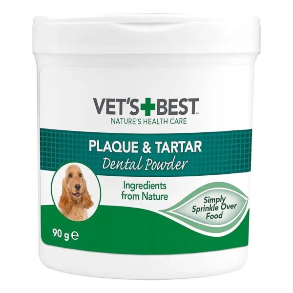 Vet Recommended Natural Teeth Cleaner Powder for Dogs with Brushless Protection