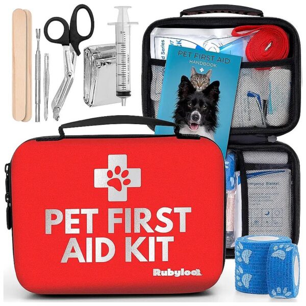 Vet-Approved Pet First Aid Kit for Dogs and Cats in Emergency Situations