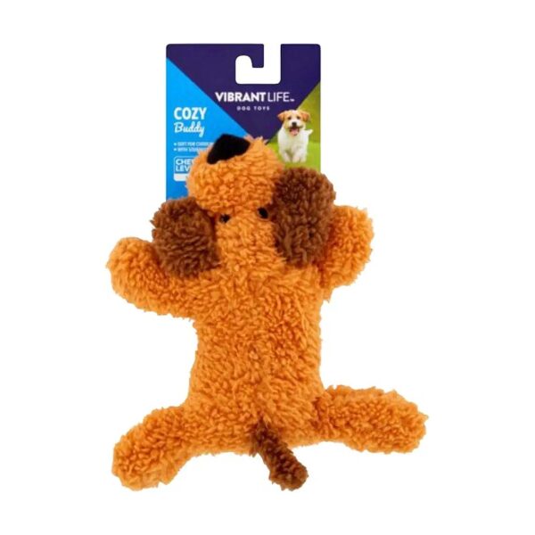 Vibrant Life Brown Cozy Buddy Puppy Dog Toy Gift Idea