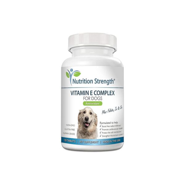 Vitamin E Complex for Dogs Supports Cardiovascular Health and Immune Function