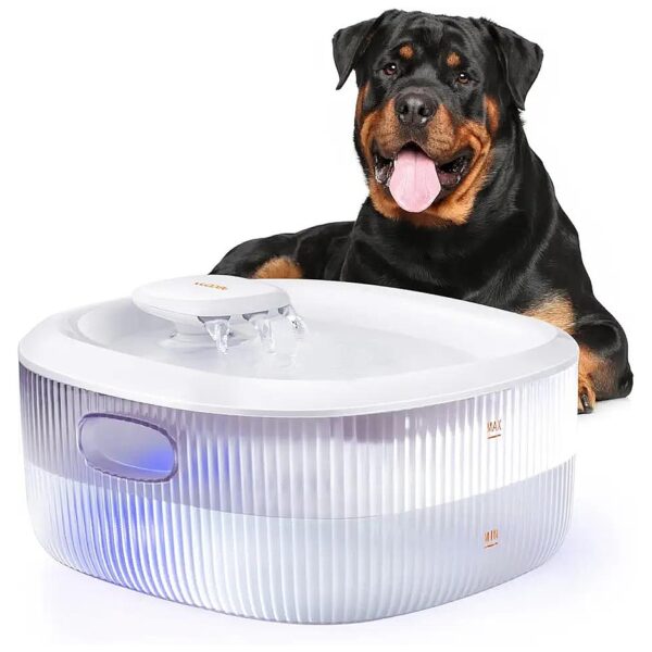 W600 Dog Fountain for Large Dogs with 6L Capacity and Ultra-Quiet Design