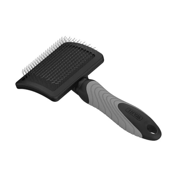 Wahl-Style Stainless Steel Bristle Slicker Brush for Dogs and Cats of All Sizes