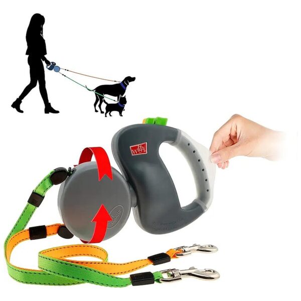 Walk Two 50-Pound Dogs Each, 10 Feet Apart with this Durable Nylon Leash