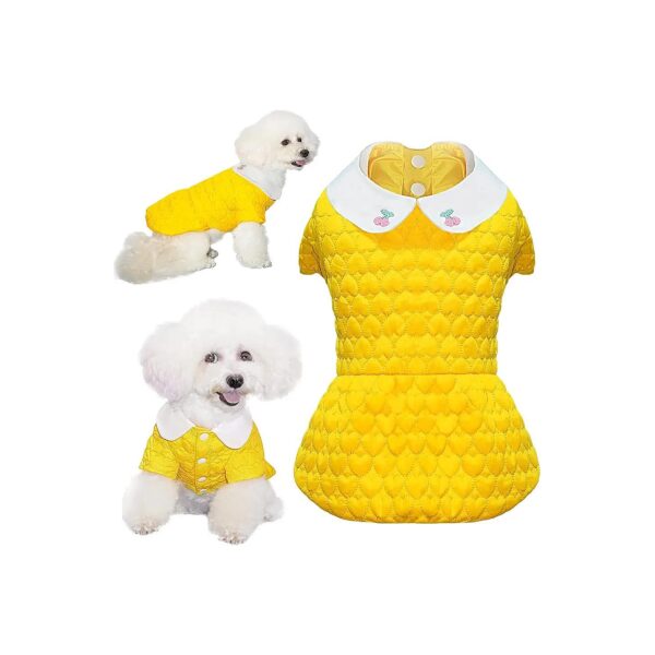 Warm and Snug Winter Dog Coat Small Medium Dog Cold Weather Snowsuit for Small Dogs