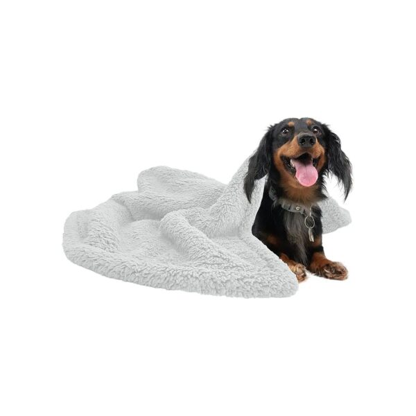 Warm and Soft Fleece Dog Blanket for Medium Size Dogs with Waterproof lining