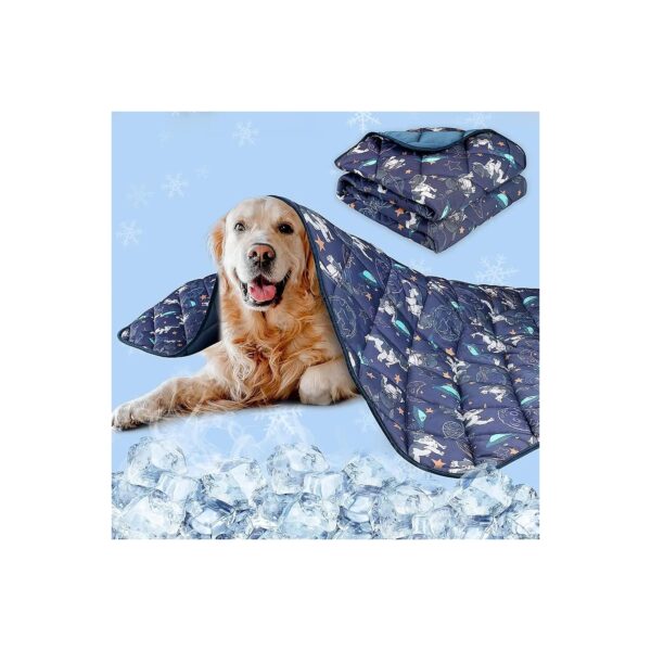 Washable and Durable Pet Cooling Mat, Soft Cooling Blanket for Dogs and Cats