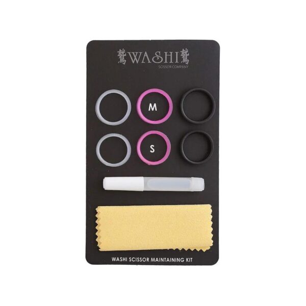 Washi Hair Shear and Scissor Maintenance Kit with Cleaning Cloth