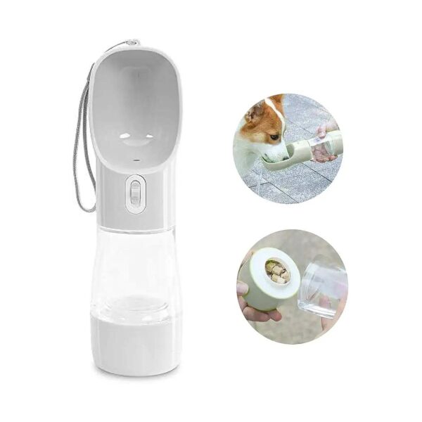 Water Bottle and Food Container for Dogs, Cats and Puppies for Travel and Walking