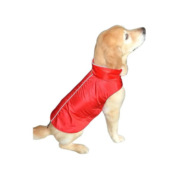 Water Resistant Dog Jacket for Small Medium and Large Pet Dogs Red XL