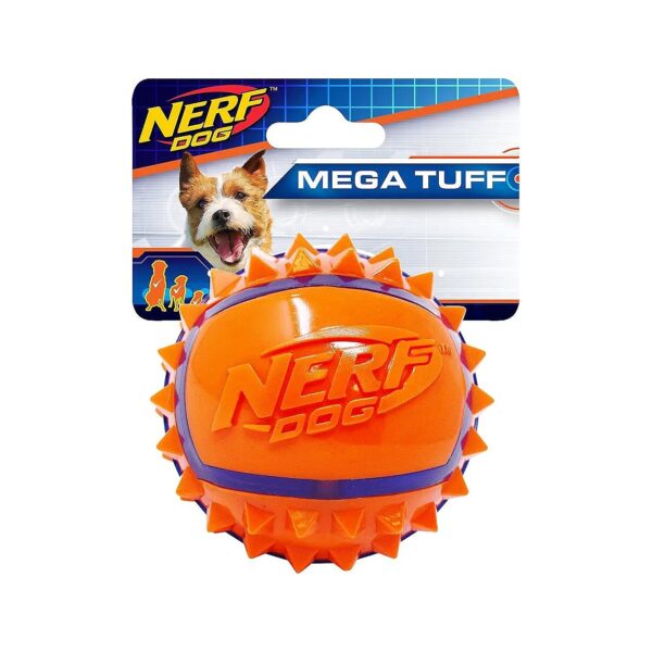 Water-Resistant Spike Ball Dog Toy for Small Medium Large Breeds