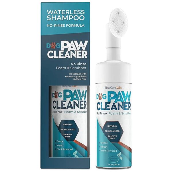 Waterless Dog Paw Cleaner for Sensitive Skin and Dry Itchy Paws Relief