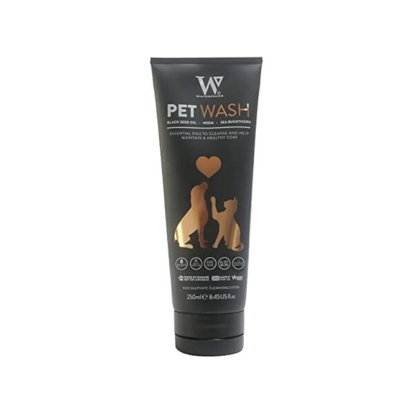 Watermans Pet Wash for Dogs and Cats with pH Balanced Formula and Natural Ingredients