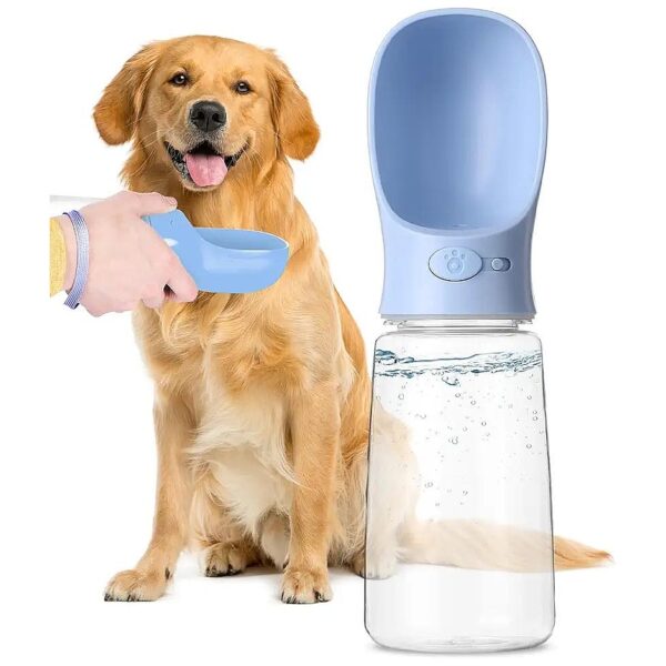 Waterproof 19oz Pet Water Bottle for Small to Large Dogs