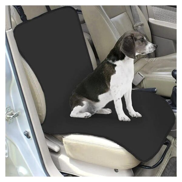 Waterproof Black Pet Car Front Seat Cover Mat Blanket for Dog Cat Puppy Protection