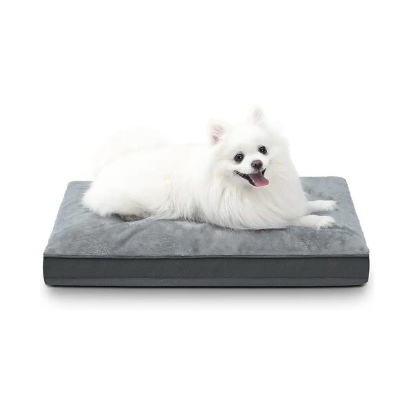 Waterproof Deluxe Plush Dog Bed with Removable Washable Cover for Pet Sleeping