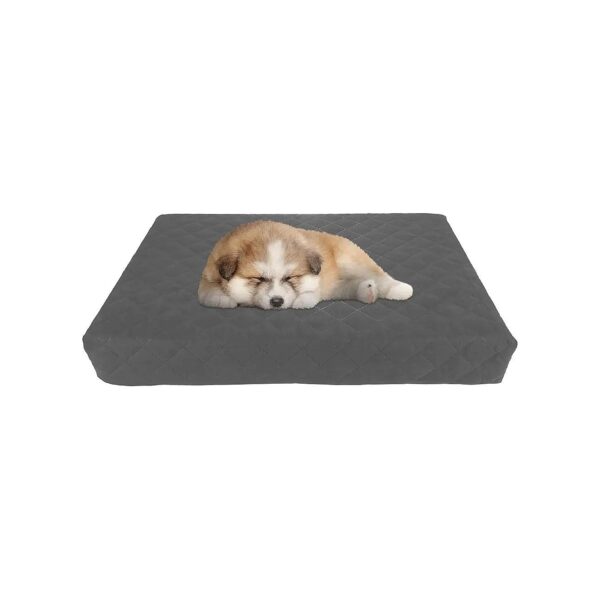 Waterproof Dog Bed for Medium Dogs Up to 20lbs with Memory Foam Support