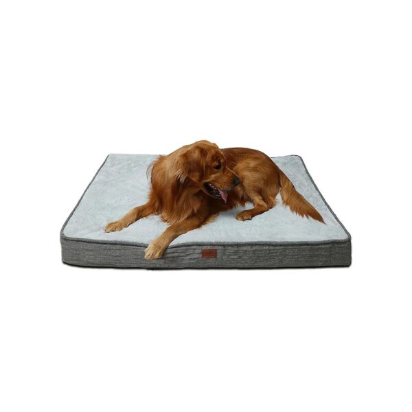 Waterproof Dog Bed with Orthopedic Foam and Washable Cover for Large and Extra Large Dogs