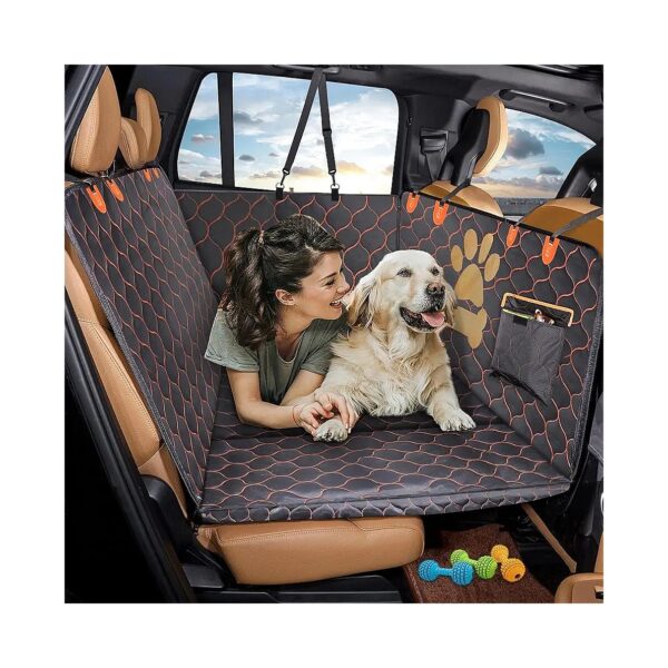 Waterproof Dog Car Seat Cover with 330-Pound Capacity, Heavy Duty and Non-Slip