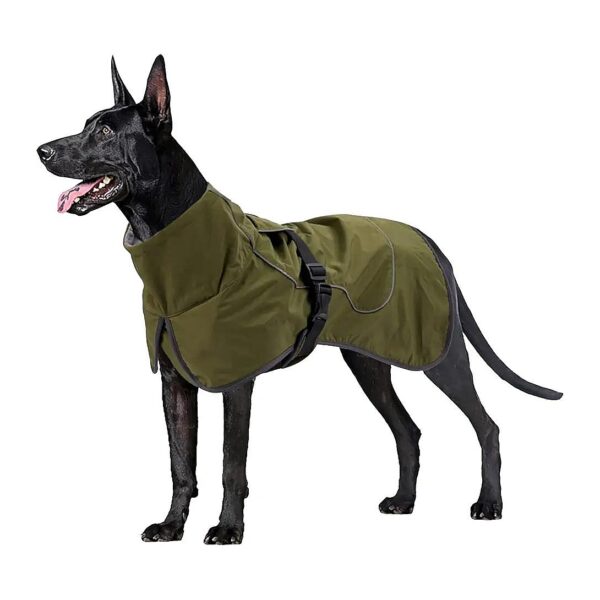 Waterproof Dog Coat with Fleece Lining and Reflective Material for Small Medium Dogs XS