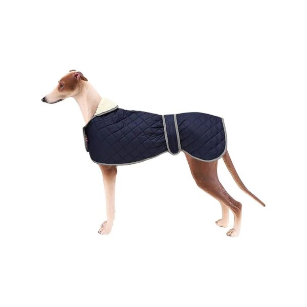 Waterproof Dog Coat with Thermal Warm Fleece Lining for Greyhounds and Whippets