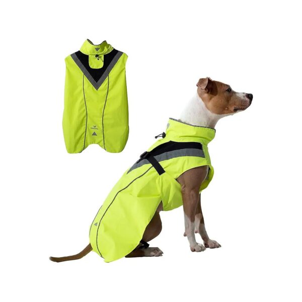 Waterproof Dog Raincoat with Reflective Stripes Small Medium and Large Dogs