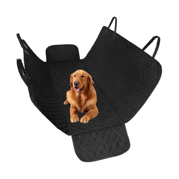 Waterproof Dog Seat Cover with Side Flap for Back Seat Universal Fit Car Trucks SUV Pets