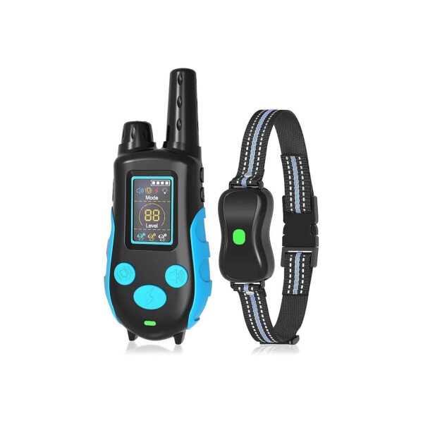 Waterproof Dog Training Collar with Long Range Remote Control and 3 Safety Modes